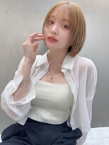 ソヨン 五所川原店(SOYON) 顔周りレイヤー×コンパクトボブ