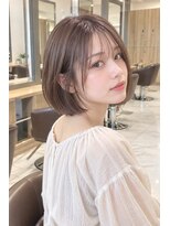 アッシュ 桜新町店(Ash)&nbsp;桜新町/レイヤーカット/ボブ/韓国ダブルカラー/白髪ぼかし