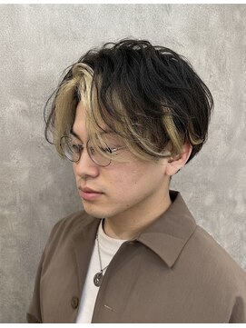 エニル 春日部店(enil) ◎暗髪×フェイスフレーミングの立体メンズスタイル◎