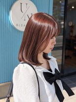 アン ブリーチ(UN BLEACH)&nbsp;ブリーチ卒業カラー×髪質改善トリートメント【三宅】