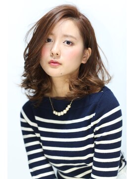 アース 平塚店(HAIR & MAKE EARTH) ゆるふわパーマボブ【EARTH平塚店】