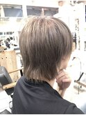 ウルフカット×グレージュ