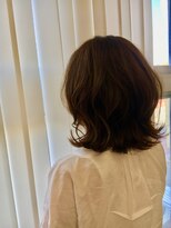 エイト オキナワ 沖縄新都心店(EIGHT okinawa)&nbsp;【EIGHT沖縄】お客様スタイル_デザインカラー_切りっぱなしボブ