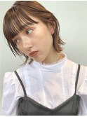 髪質改善/マロンベージュ/ドレスヘア/逆三角¥ニュアンスマッシュ