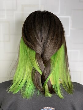 リトル(Re:tle) 【河野有希】ツイステ・マレウス・ドラコニア風インナーカラー