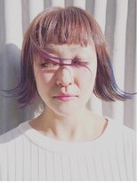 ポルタカリーナサロン(PORTA CARINA SALON)&nbsp;外ハネボブとカラフルカラー