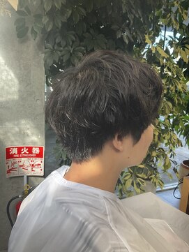 シェル 吉祥寺(shell) 前下がりメンズセンターパート!!