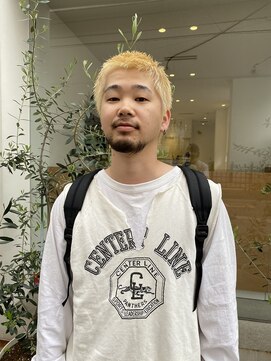 ヘアータイム レスト(HAIR TIME rest) 金髪ボウズ