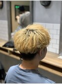 ハイトーンショートマッシュ