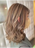 ミルクティベージュ ダメージレスブリーチ 髪質改善 20代30代