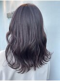 10代20代透明感抜群！可愛いラベンダー！ブリーチカラー
