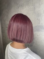 アフィナー 上大岡(Afinar)&nbsp;1ブリーチ×ピンク×プツっとボブ