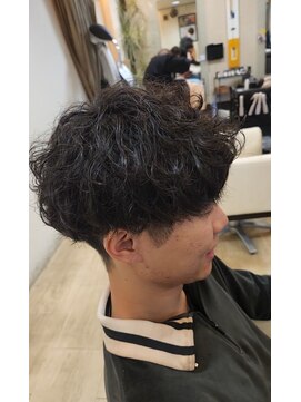 ヴォーチェ フォーヘアー(VOCE for hair) メンズツイストスパイラルパーマ波巻きマッシュショート