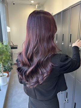 ゴウトゥデイシェアサロン 町田店(GO TODAY SHAiRE SALON) ピンクラベンダー【町田/韓国ヘア/レイヤーカット】