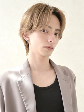 メンズ アイニティ(Men's Inity) [Inity]人気ミルクティーセンターパート[江坂/シースルー/メンズ