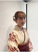 卒業式☆袴着付け＋ヘアセット