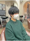 メンズライク マッシュパーマ ハンサムショート 奈良 王寺