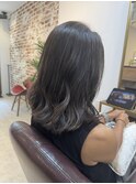 白髪ぼかしハイライト