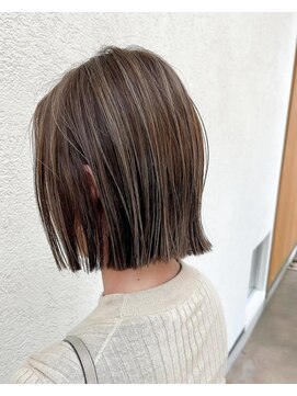 パームツリー 桜台店 切りっぱなしハイライトカラー