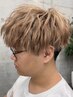 メンズカット+マイクロバブルシャンプー+眉カット