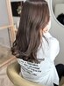 【カットなし】cuuの透明感カラー＋トリートメント ￥8,000