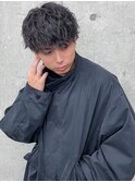 ツイストスパイラルパーマメンズマッシュパーマ