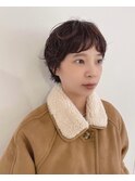 ベリーショートニュアンスパーマピンパーマ