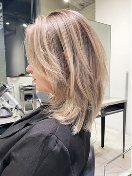 シオン(shion) マロンベージュメルティカラー似合わせカット_ba488702