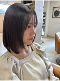天神/大名/赤坂/鎖骨レングスの内巻きボブ