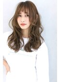【ROSE】レイヤーカット_ニュアンスパーマ_くすみベージュ