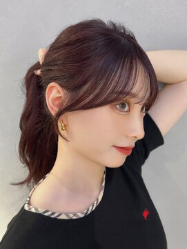 シー(See.) 結んでもかわいいお顔周りカット顔周りレイヤーカットA