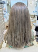 アッシュベージュ☆透け感