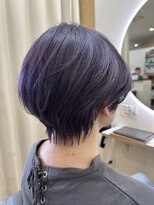 テーラヘアー 妙典店(TELAHAIR) ラベンダー　ショートボブ