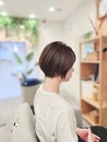 ツナグ(TSUNAGU)&nbsp;質感と量感にこだわったショートスタイル×透明感カラー