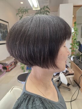 グラムゼロ インナースッキリショートボブスタイル