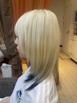 アトリエフリーナルオ(atelier FRee naruo)&nbsp;☆２ブリーチ☆抜きっぱなしレイヤー×裾ブラック☆