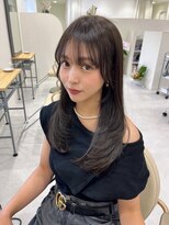 サボ(sabo) 韓国ヘア/顔まわり/韓国レイヤー/前髪カット/小顔/韓国風