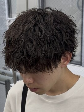 オーバル ジングウマエ(OVARL jingumae) ルーズパーマメンズパーママッシュ