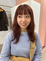 アマーク(a mark)&nbsp;【能田　花音】フェイスレイヤーとチェリーレッド