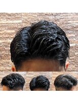 アールドボーテ 理容室(R de Beaute)&nbsp;銀座 七三分け ミドルフェード