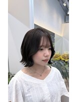 ハローバイシー 仙台(Hello by Sea)&nbsp;大人可愛いくびれボブ韓国風レイヤーボブくびれミディ髪質改善