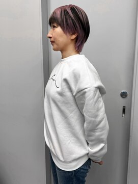 ヴァーディ オモテサンドウ(Vardy omotesando) design/ホワイトピンク ポイントカラー デザインカラー