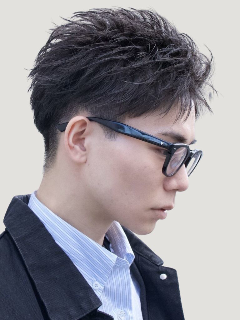 メンズカット＋炭酸ヘッドスパ ￥6000#天神大名#スパイキーショート#men's
