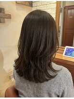 ヘアメイク フレンシア(hair make flencia)&nbsp;透明感カラーと動く毛先のレイヤー【163スタイル】