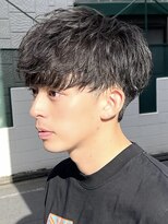 アーリー(Ali'i) ソフトツイストパーマ無造作束感ショートマッシュパーマ