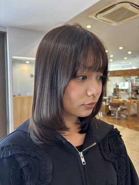 カノエ 山口小郡店(canoe) ダークブラウン×ローレイヤーカット