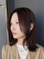 ソアロ(SOARO)&nbsp;岐阜市顔まわりレイヤーミディアムナチュラルブラウン20代