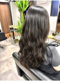 抜け感◎コテ巻き風デジタルパーマ