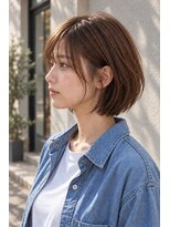 ライクバイコトナ 越谷(RIKE by kotona)&nbsp;ショートボブ髪型20代30代40代50代前髪あり前髪なし面長丸顔越谷