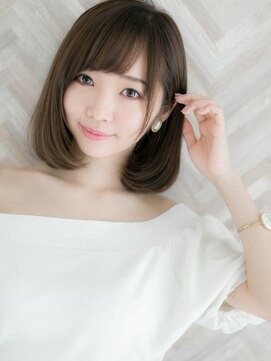 ローマ ギンザ(ROMA Ginza) 『ROMA』ナチュラル ワンレン ワンカール ミディアム 大人ボブ